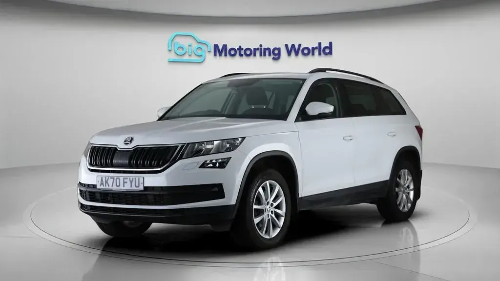 Used Skoda Kodiaq SE 150 HP (110 kW) 2021 White SUV