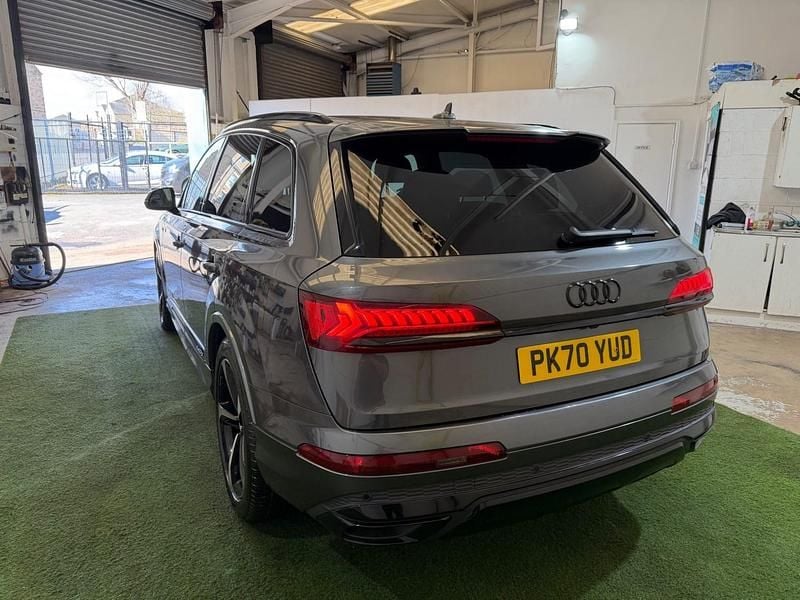 Begagnad Audi Q7 Black Edition 2020 Grå SUV