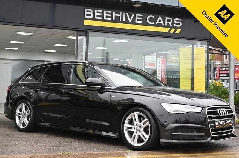 Black Used 2018 Audi A6 S-Line Estate | £15,450 (Fair price) - Image 1/4