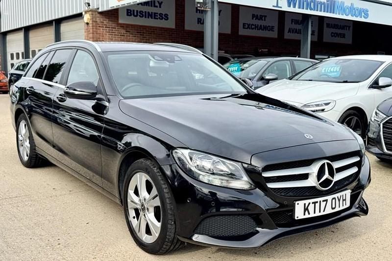 Black Used 2017 Mercedes C220 Executive Estate | £12,750 (Good price) - Image 1/1