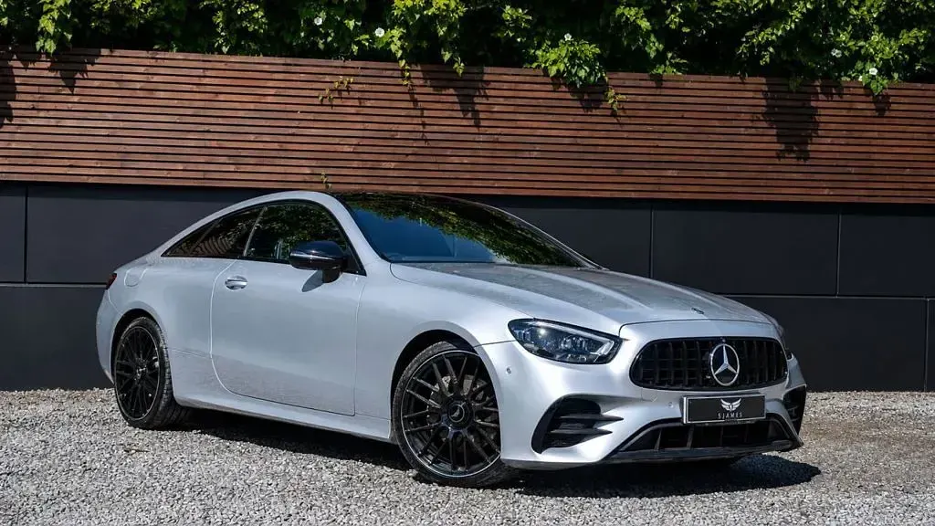 Used Mercedes E220 AMG Line Premium Plus 2021 Silver Coupe