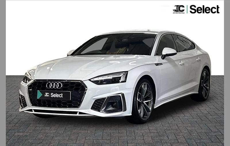 Used Audi A5 Sportback S-Line 161 HP (118 kW) 2023 White Hatchback