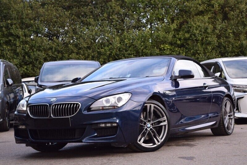Blue Used 2015 BMW 640 Cabriolet M Sport Cabriolet | £13,995 (Good price) - Image 1/4