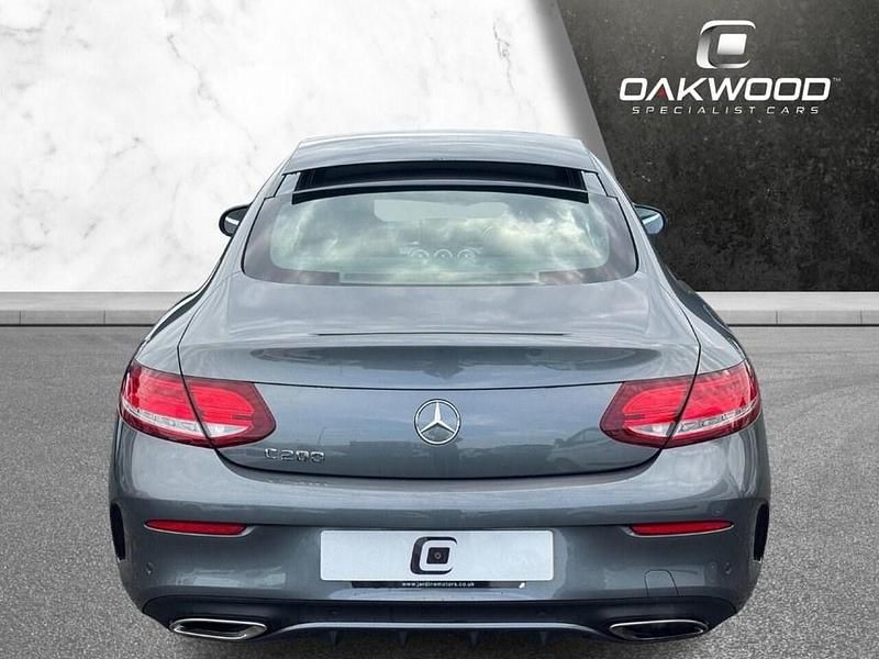 Used Mercedes C200 AMG line 184 HP (135 kW) 2018 Grey Coupe