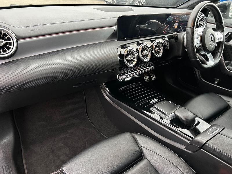 Used Mercedes CLA180 AMG line 136 HP (100 kW) 2020 Black Sedan