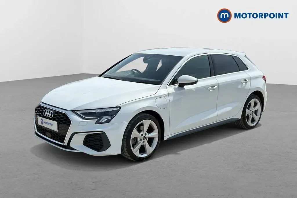 Used Audi A3 e-tron S-Line 2024 White Hatchback