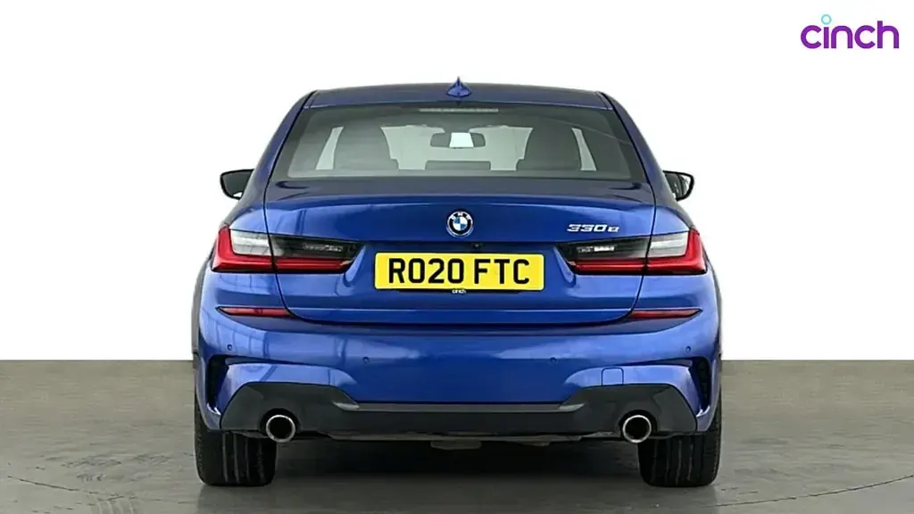 Used BMW 330e M Sport 2020 Blue Sedan