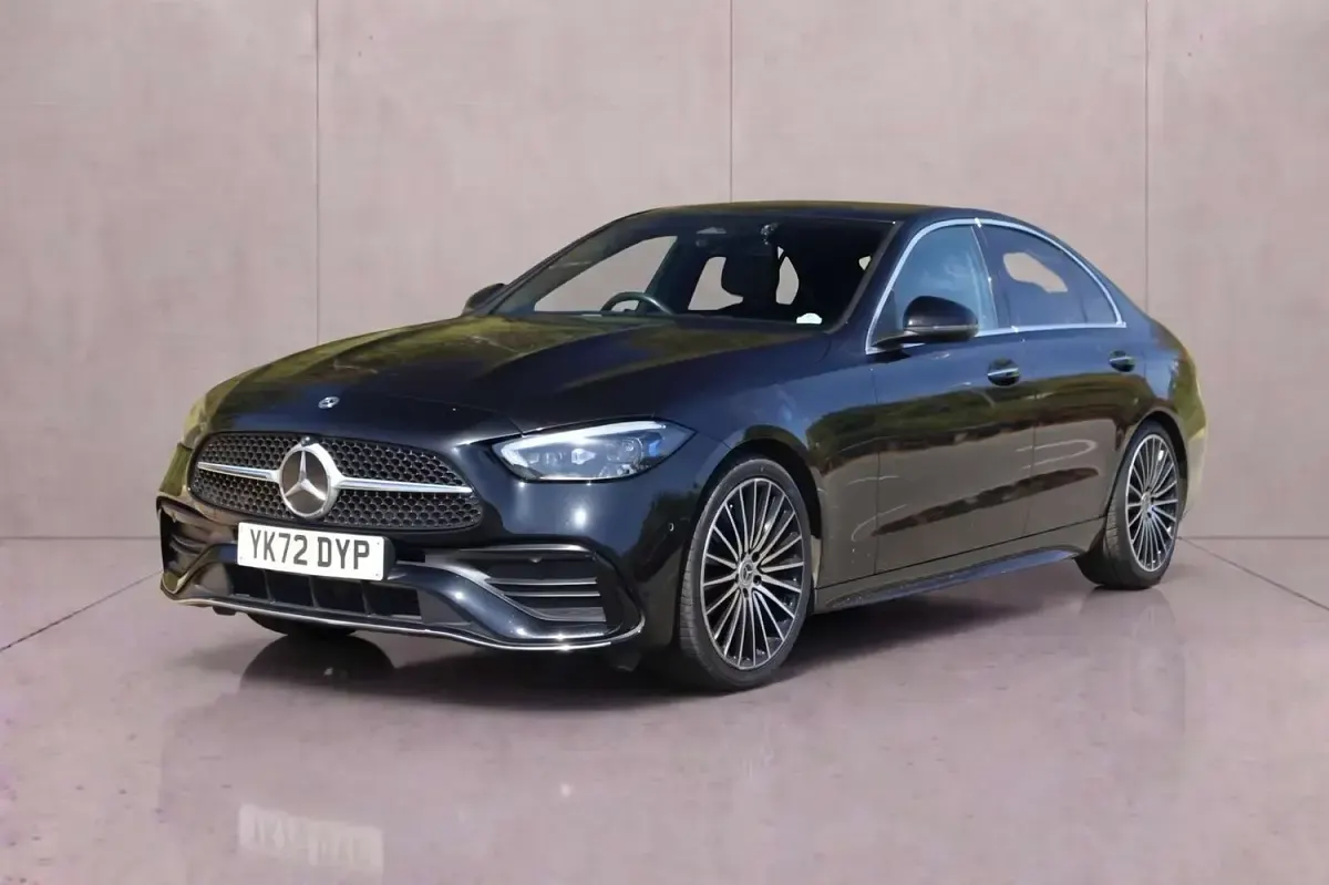 Used Mercedes C220 AMG Line Premium 197 HP (144 kW) 2022 Black Sedan