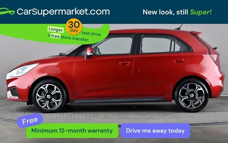 Usado MG MG3 Exclusive 106 CV (77 kW) 2019 Rojo Utilitario