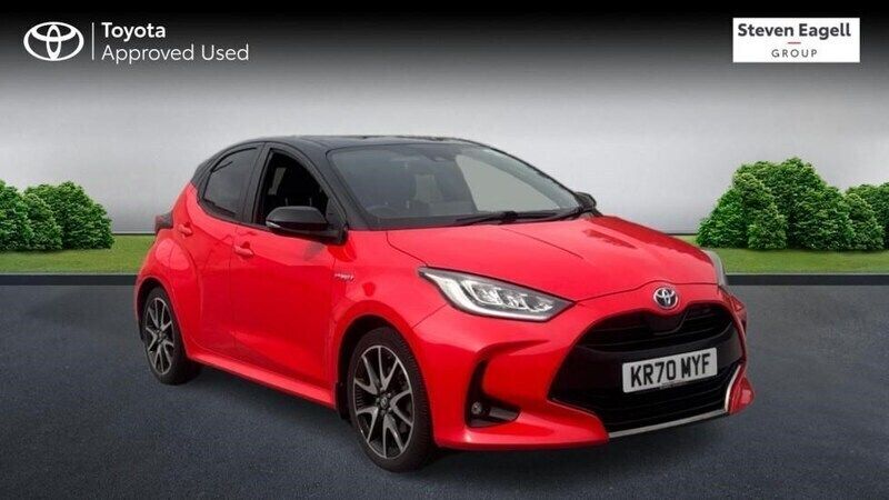 Orange Used 2020 Toyota Yaris Hybrid Edition Hatchback | £15,509 (A bit pricey) - Image 1/4