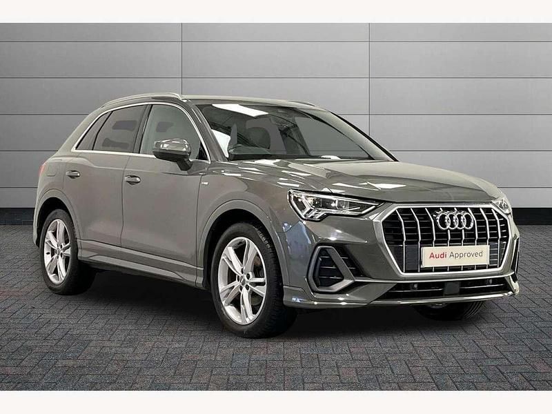 Grey Used 2020 Audi Q3 S-Line SUV | £21,590 (Fair price) - Image 1/4