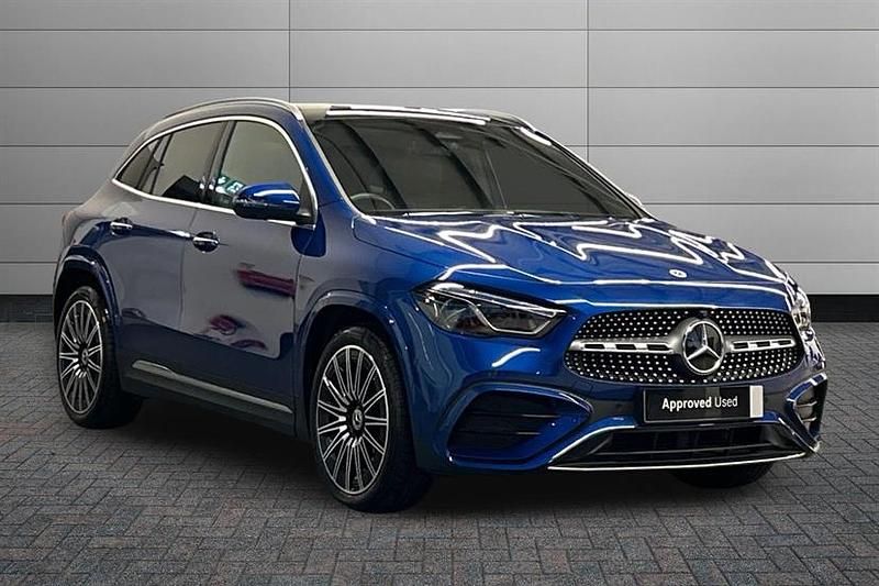 Spectral blue Used 2024 Mercedes GLA220 AMG Line Premium Plus SUV | £38,950 - Image 1/4