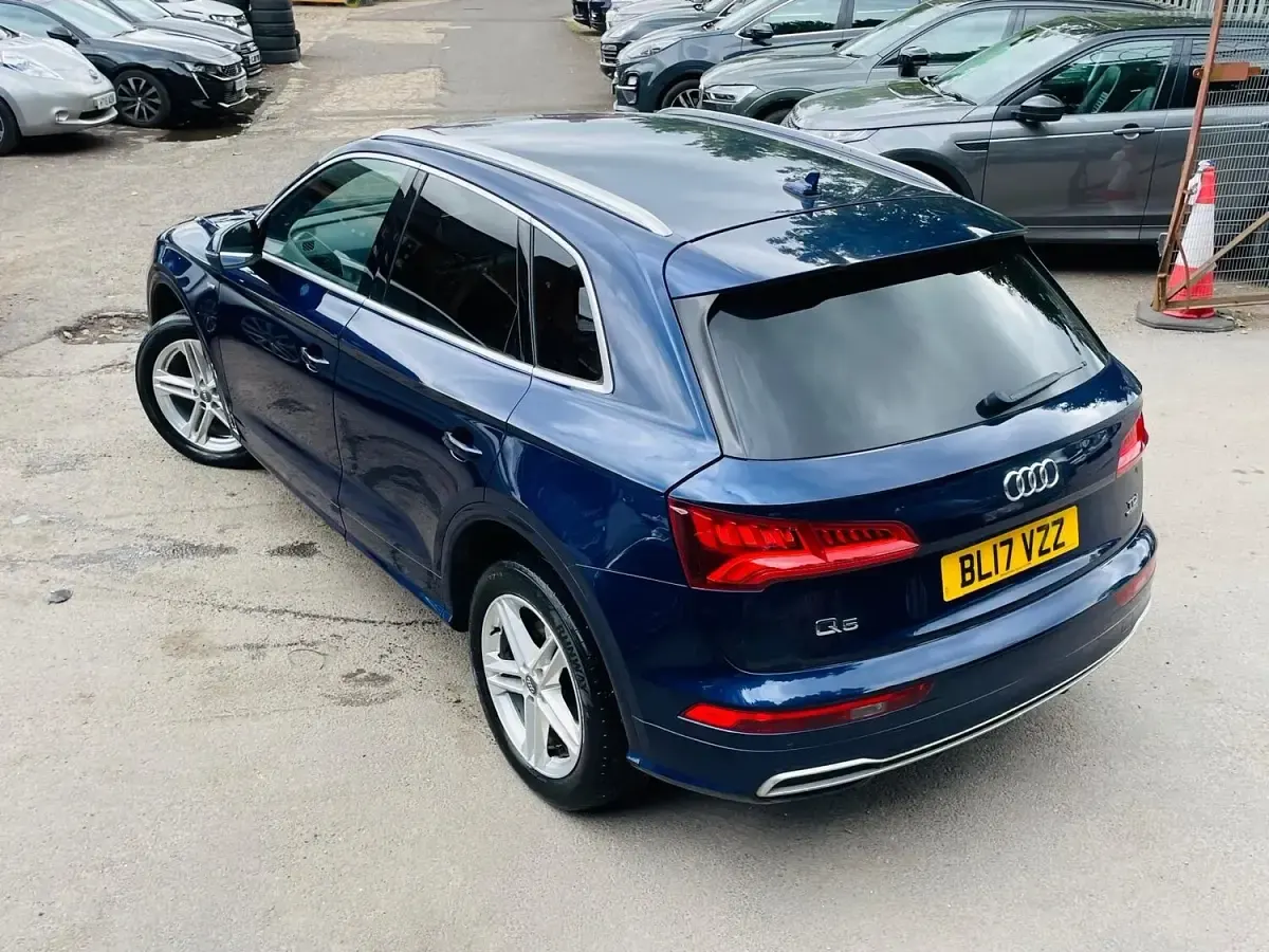 Used Audi Q5 S-Line 190 HP (139 kW) 2017 Blue SUV