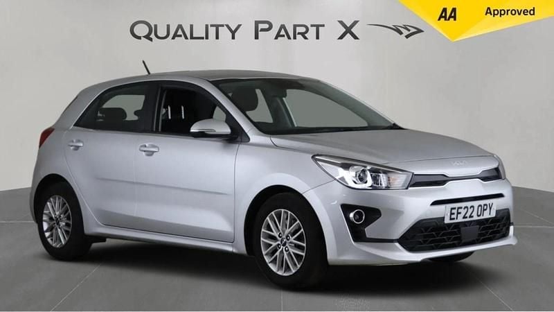 Silver Used 2022 Kia Rio Hatchback | £11,449 (Fair price) - Image 1/4