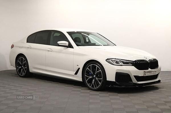 White Used 2022 BMW 530 M Sport Sedan | £33,995 (Fair price) - Image 1/4
