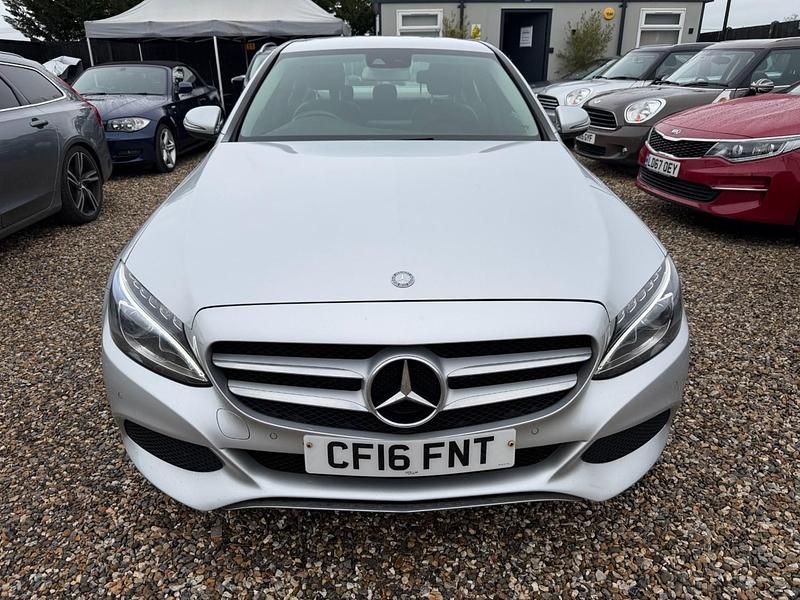 Begagnad Mercedes C220 170 HK (125 kW) 2016 Silver Sedan