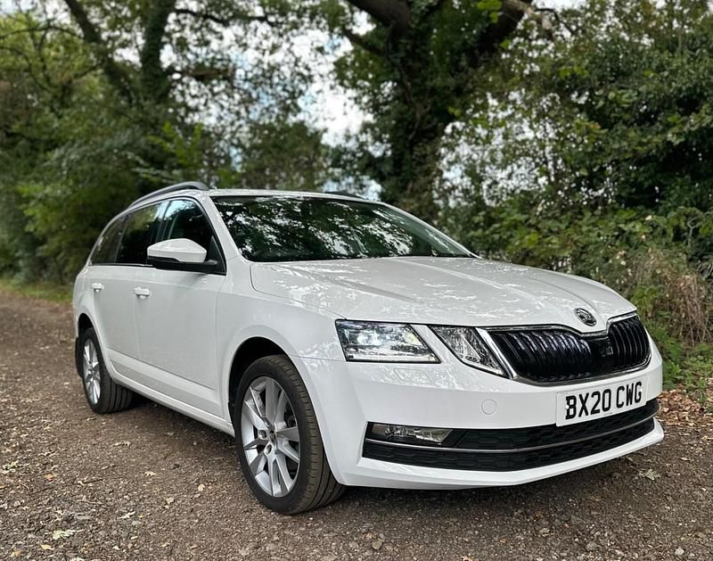White Used 2020 Skoda Octavia SE L Estate | £13,495 (Super price) - Image 1/4