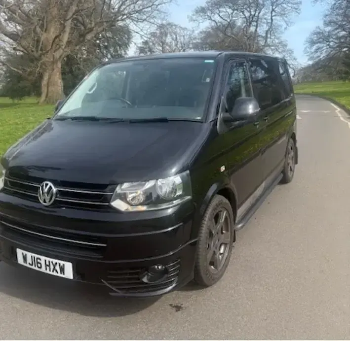 Used VW Transporter Sportline 180 HP (132 kW) 2016 Black Van