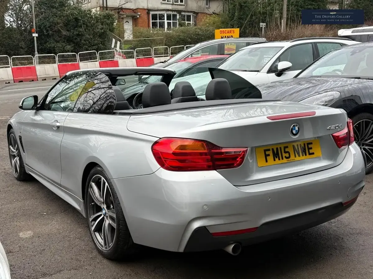 Used BMW 420 Cabriolet M Sport 2015 Silver Cabriolet