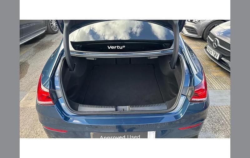 Used Mercedes CLA35 AMG Premium Plus 306 HP (225 kW) 2020 Blue Coupe