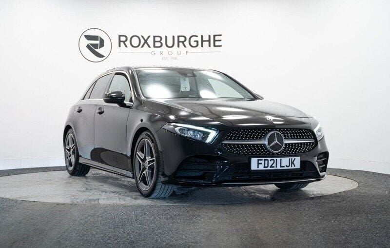 Black Used 2021 Mercedes A200 AMG line Hatchback | £15,790 (Good price) - Image 1/4