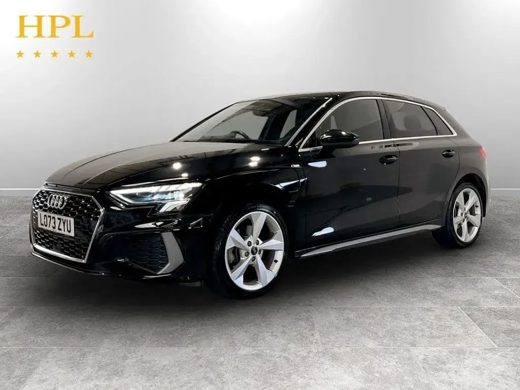 Used Audi A3 Sportback S-Line 204 HP (150 kW) 2023 Black Hatchback