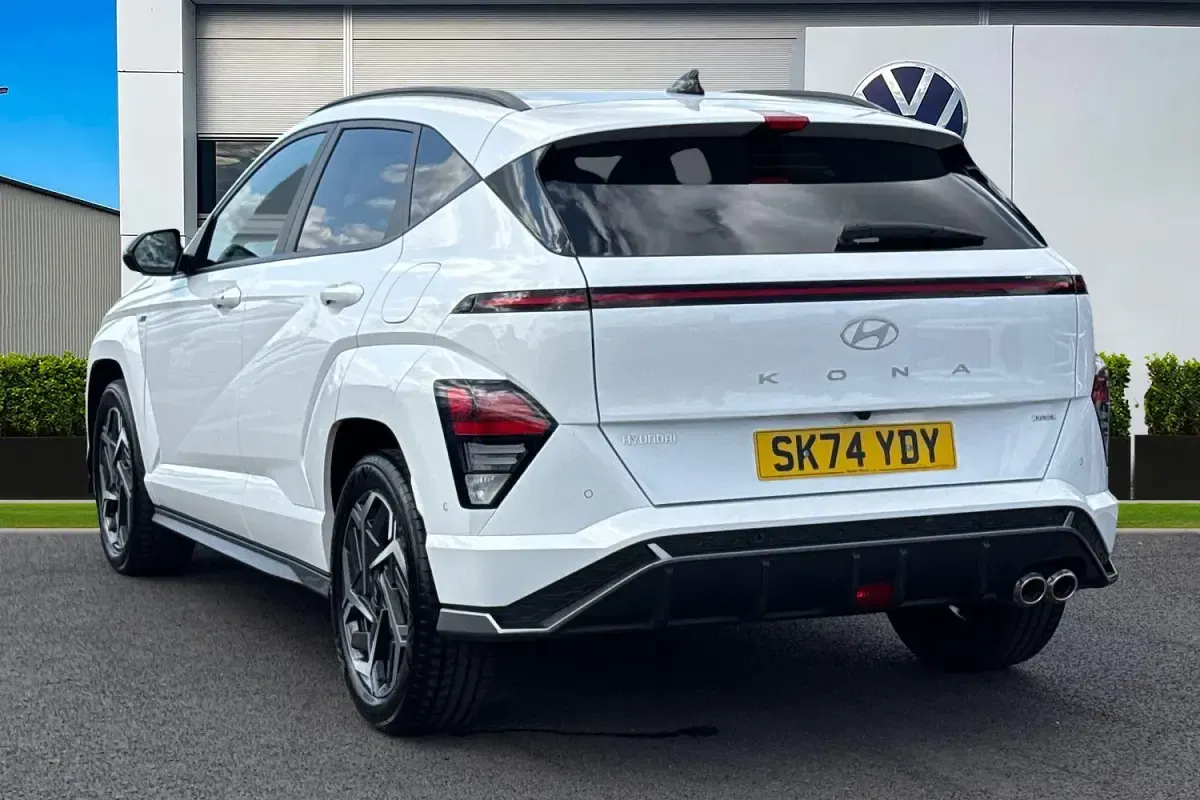 Used Hyundai Kona N Line 2024 White SUV