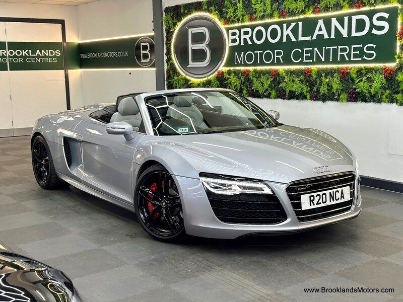 Silver Used 2015 Audi R8 Spyder Advanced Cabriolet | £62,485 - Image 1/3