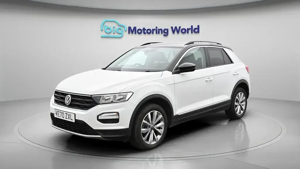 Begagnad VW T-Roc Design 110 HK (80 kW) 2021 Vit SUV