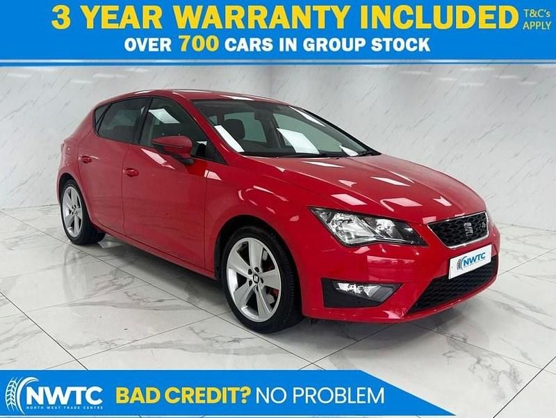 Used Seat Leon FR 184 HP (135 kW) 2014 Red Hatchback