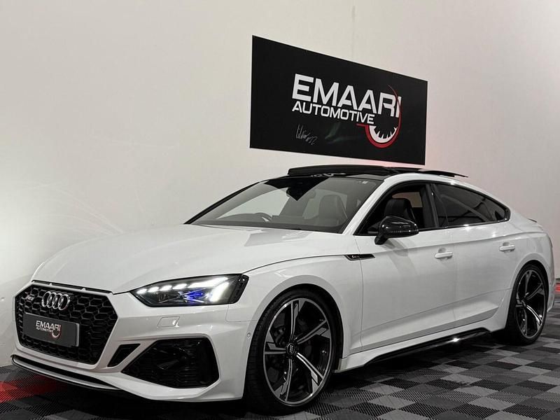 Used Audi RS5 Sportback Comfort 450 HP (330 kW) 2020 White Hatchback