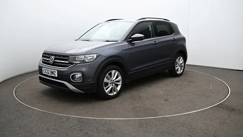 Usado VW T-Cross Active 110 CV (80 kW) 2022 Gris SUV