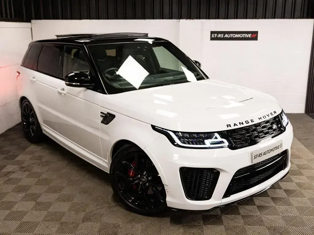 Used Land Rover Range Rover Sport SVR 575 HP (422 kW) 2021 White SUV