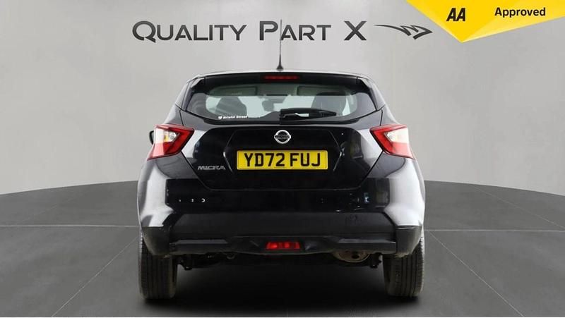 Used Nissan Micra Acenta 92 HP (67 kW) 2022 Black Hatchback