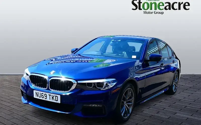 Used BMW 520 M Sport 190 HP (139 kW) 2019 Blue Sedan