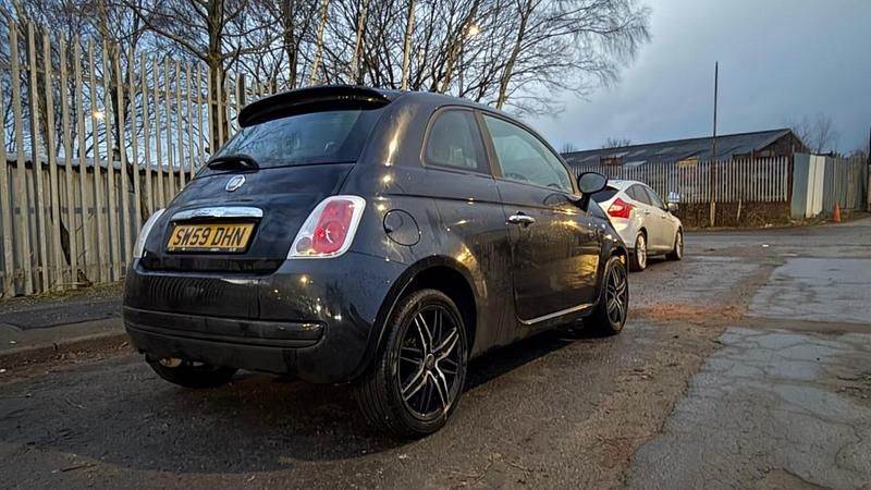 Used Fiat 500 Sport 2009 Black Hatchback