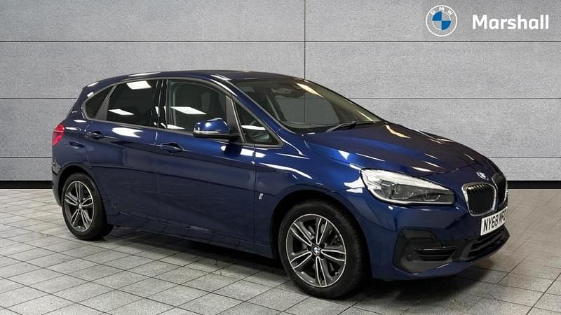 Used BMW 225 Active Tourer Sport Line 221 HP (162 kW) 2018 Blue MPV