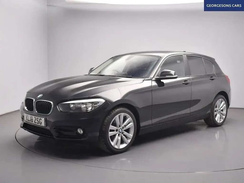 Used BMW 116 Sport Line 116 HP (85 kW) 2018 Black Hatchback