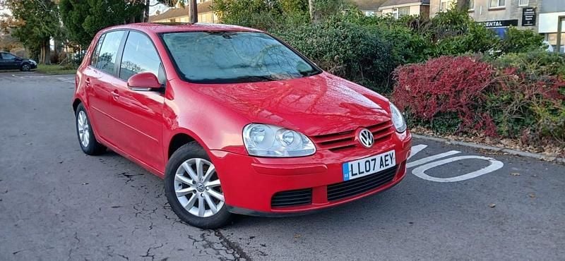 Red Used 2007 VW Golf V Match Hatchback | £1,395 (Fair price) - Image 1/4