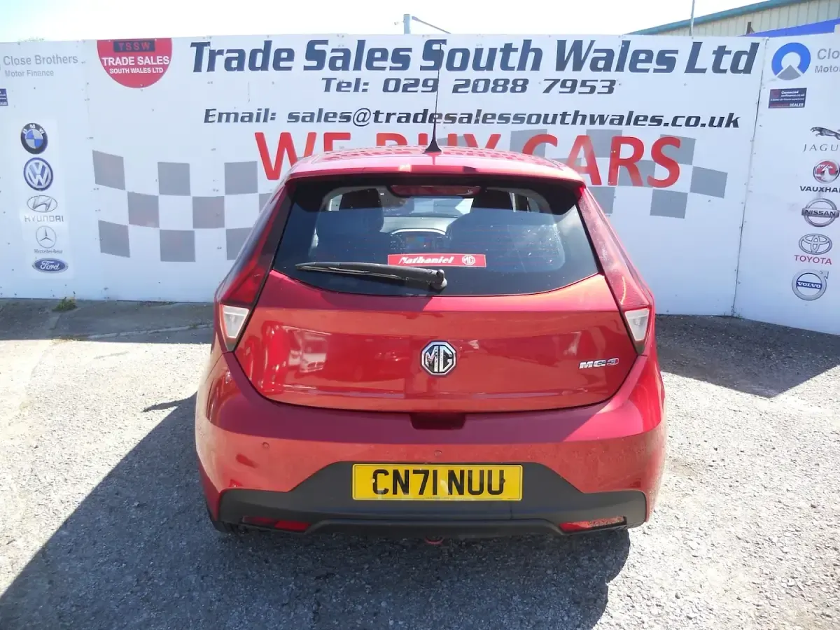 Used MG MG3 Exclusive 106 HP (77 kW) 2021 Red Hatchback