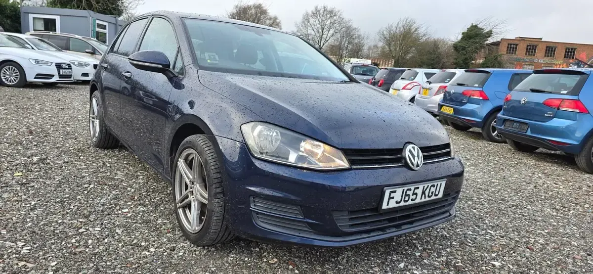 Used VW Golf VII 2015 Blue Hatchback