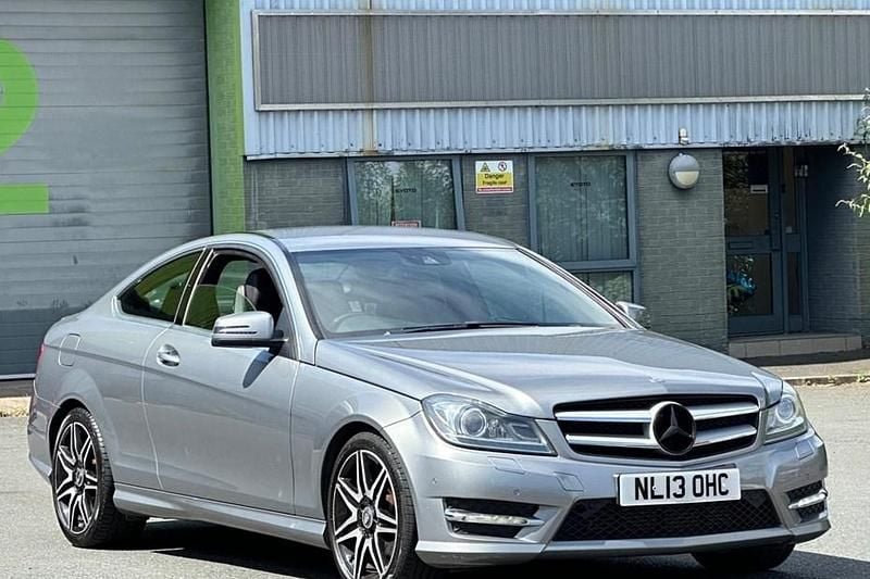 Silver Used 2013 Mercedes C220 AMG Coupe | £3,995 (Good price) - Image 1/1