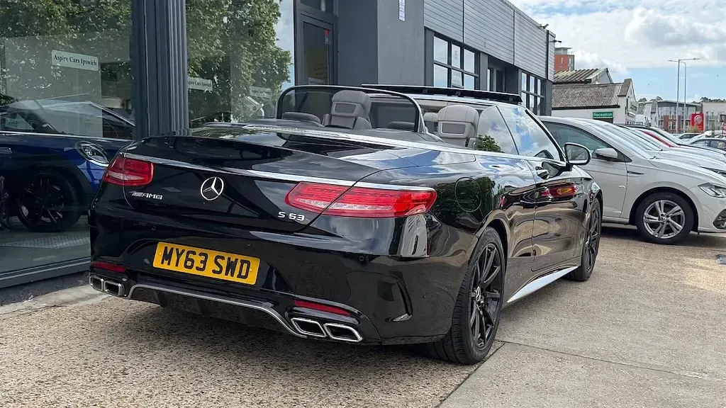 Used Mercedes S63 AMG 575 HP (422 kW) 2017 Black Cabriolet