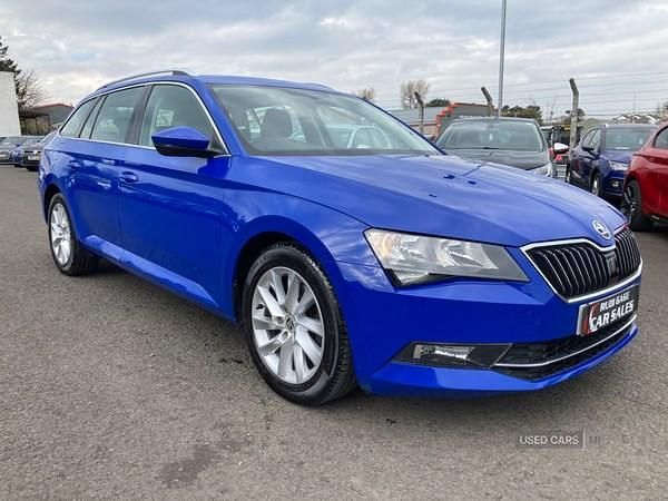 Blue Used 2018 Skoda Superb SE Estate | £14,395 (Fair price) - Image 1/4
