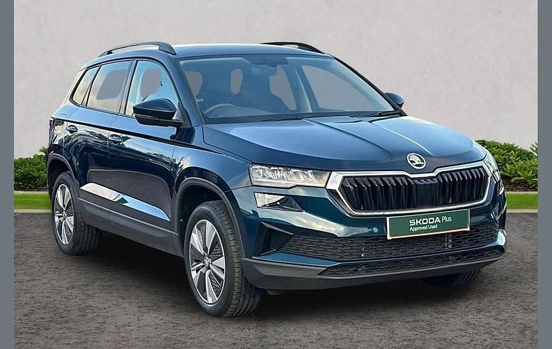 Used Skoda Karoq SE Drive 148 HP (108 kW) 2023 Lava blue metallic SUV