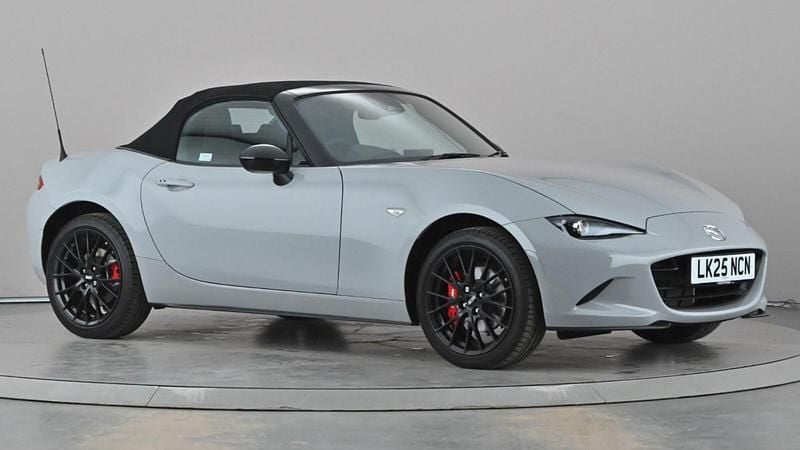 Grey Used 2024 Mazda MX5 Homura-Line Cabriolet | £32,495 (Expensive) - Image 1/4