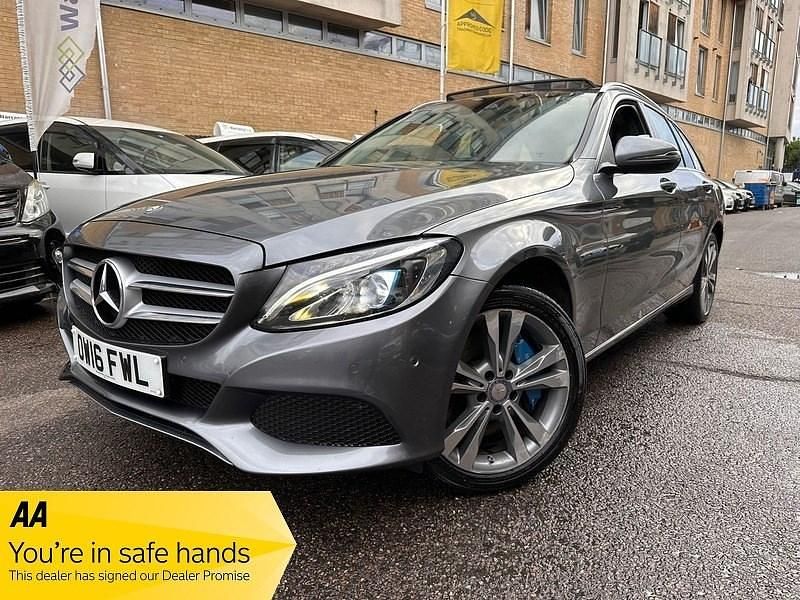 Grey Used 2016 Mercedes C350e Premium Plus Estate | £9,990 (A bit pricey) - Image 1/4