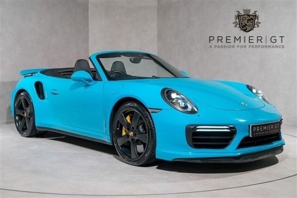 Blue Used 2016 Porsche 911 Turbo S Cabriolet Chrono Cabriolet | £85,995 - Image 1/1
