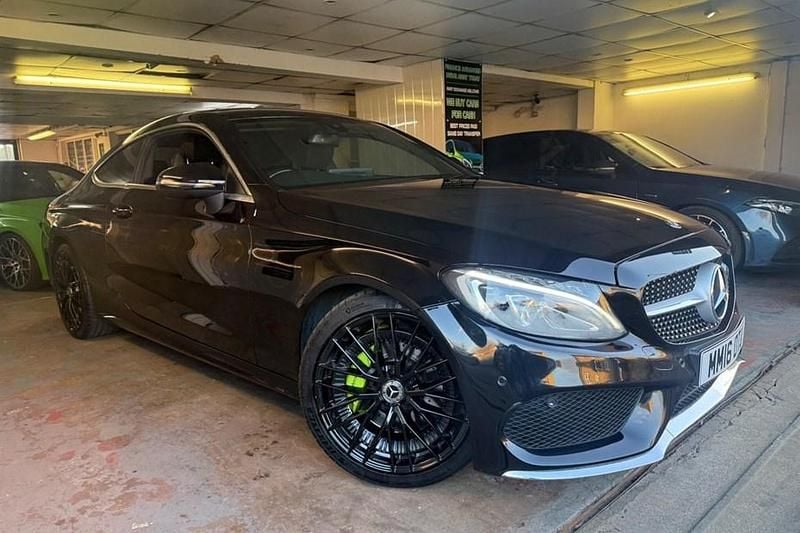 Black Used 2016 Mercedes C250 AMG line Coupe | £12,990 (Fair price) - Image 1/1