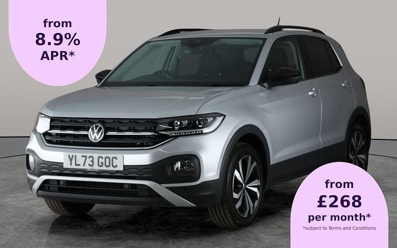 Used 2023 VW T-Cross Black Edition SUV | £19,278 (Fair price) - Image 1/2